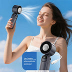 S-11 Apply Ice Neckband Handheld Foldable Fan with LED Display