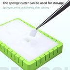 BEST BST-QJ3 Nano Sponge Cutting Storage Box with 10 Sponge Sheets, BEST BST-QJ3