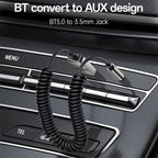 Yesido YAU82 AUX 3.5mm Car Bluetooth 5.0 Audio Adapter, YAU82
