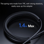 Yesido YAU82 AUX 3.5mm Car Bluetooth 5.0 Audio Adapter, YAU82