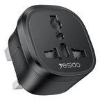 Yesido MC43 UK Plug Converter Travel Universal Adapter, MC43