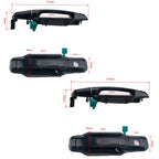 4 PCS Car Door Outside Handle 82650-3E010 for KIA Sorento 2003-2006, 4 PCS