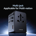 USAMS CC344 T72 100W 4-Port Universal Travel Charger, CC344