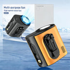 M376 Ice Compress Waist-Hung High Speed Mini Fan 3600mAh Battery