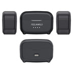 FEELWORLD LM1 Wireless Lavalier Microphone for Phone Computer Camera, 2TX + 1RX + Charging Case