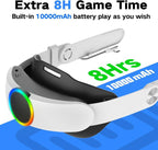 WG38 VR Head Strap with 1000mAh Battery, RGB Ver. For Meta Quest 3 / 3S, Magnetic Ver. For Meta Quest 3 / 3S, RGB Ver. For Meta Quest 2, For Meta Quest 2