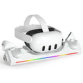 WG39 VR Headset & Controller Magnetic Charging Dock, US Plug, For Meta Quest 3 / 3S