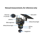 V380 Pro 3MP Panoramic Dual Lens Wireless WiFi Solar Powered Surveillance Camera