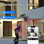 V380 Pro 3MP Panoramic Dual Lens Wireless WiFi Solar Powered Surveillance Camera