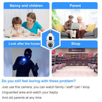 V380 Pro 4MP Full-Color Dual-Lens 2.4GHz WiFi Wireless E27 Socket Bulb Night Vision PTZ Camera