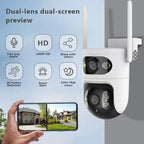 V380 2MP HD Smart Gun Ball Linkage WiFi Surveillance Camera, EU Plug, US Plug