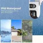 V380 2MP HD Smart Gun Ball Linkage WiFi Surveillance Camera, EU Plug, US Plug