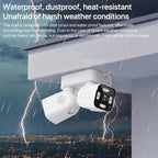 5MP Dual-Lens Dual-Pan Tilt Rotating WiFi Camera, EU Plug, US Plug