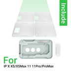 2uul BH41 Middle Layer BGA Reballing Stencil Platform Set for iPhone X-11 Series, 2uul BH41