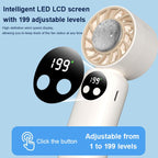 WD-01 Mini Ice Cooling Handheld Fan with Digital Display