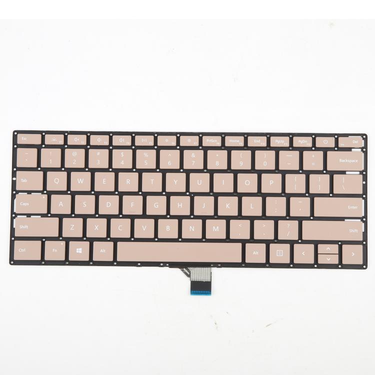 US Version Laptop Keyboard, For Microsoft Surface Laptop 3 / 4(Gold)