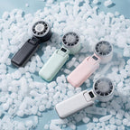 H03B High Speed ??Handheld Cooling Fan with Digital Display
