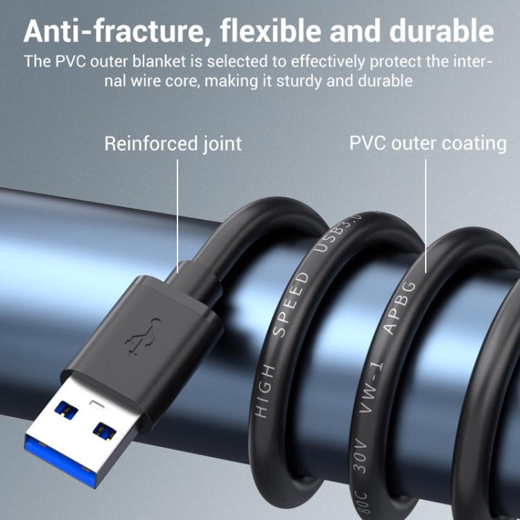 WG135 USB 3.0 Male to Male Bi-directional External Hard Drive Enclosure Data Cable, 0.3m, 0.5m, 1m, 1.5m, 2m, 3m, 5m