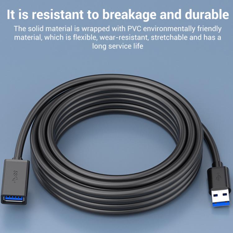 WG138 USB 3.0 Male to Female Extension Cable Extended Data Transfer Cord for Computer U-disk Mouse, 0.3m, 0.5m, 1m, 1.5m, 2m, 3m, 5m