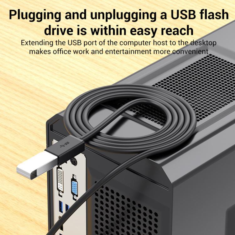 WG138 USB 3.0 Male to Female Extension Cable Extended Data Transfer Cord for Computer U-disk Mouse, 0.3m, 0.5m, 1m, 1.5m, 2m, 3m, 5m