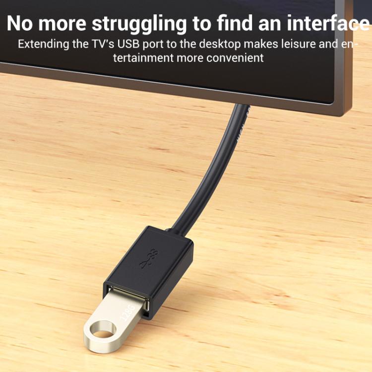 WG138 USB 3.0 Male to Female Extension Cable Extended Data Transfer Cord for Computer U-disk Mouse, 0.3m, 0.5m, 1m, 1.5m, 2m, 3m, 5m