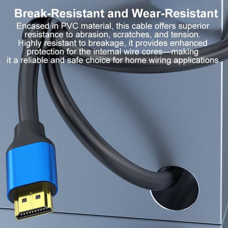 HDMI 2.0 High-Speed 4K Ultra HD Gold-Plated Connection HDTV Video Cable, 0.5m, 1m, 1.5m, 2m, 3m, 5m, 10m, 15m, 20m