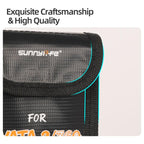 For DJI Avata 2 / 360 Sunnylife Battery Explosion-proof Safe Bag Protective Li-Po Safe Bag, For 1pc Battery, For 2pcs Batteries, For 3pcs Batteries