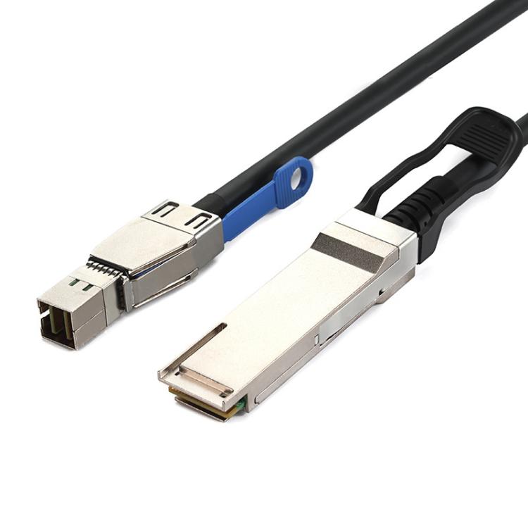 WG206 QSFP+40G to SFF-8644 High-Speed Server Data Cable, 1m