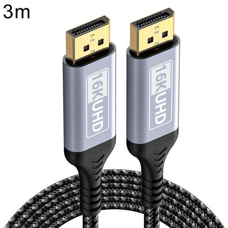 DP to DP 2.1 16K Gaming HD Cable Monitor Adapter Cable, 1m, 2m, 3m, 5m
