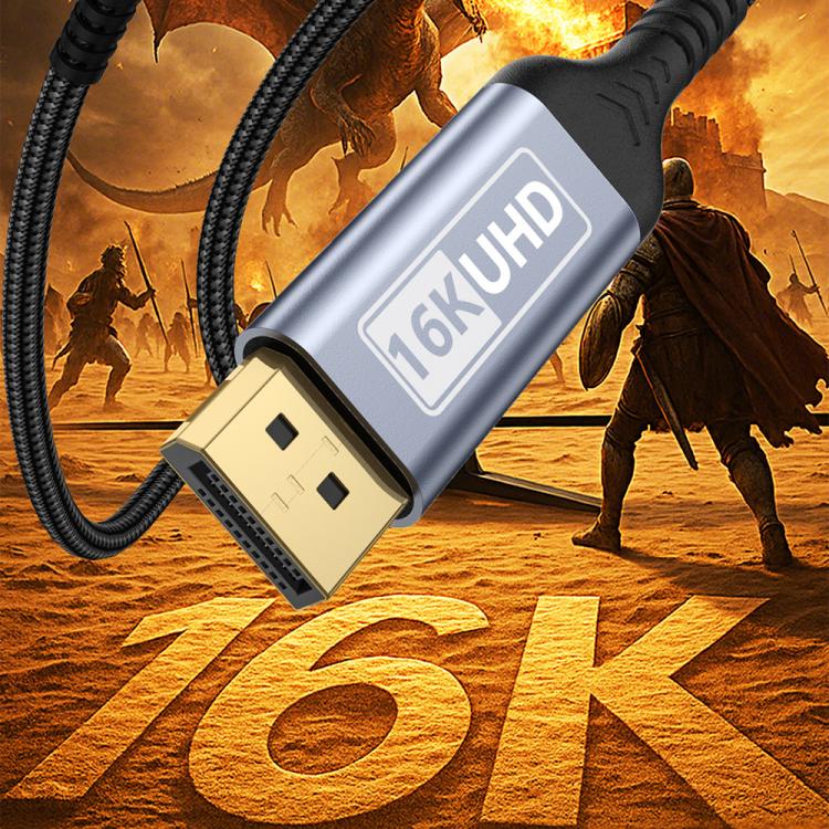 DP to DP 2.1 16K Gaming HD Cable Monitor Adapter Cable, 1m, 2m, 3m, 5m