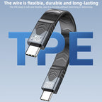 USB5 240W 16K 80Gbps Type-C to Type-C For Thunderbolt 5 Full Function FPC Cable Data Cable