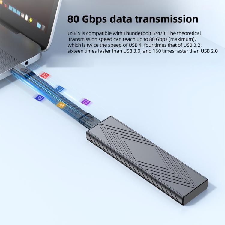 USB5 240W 16K 80Gbps Type-C to Type-C For Thunderbolt 5 Full Function FPC Cable Data Cable