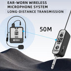 DEBRA DT-01 Ear-worn UHF Wireless Microphone System 1 TX & 1 RX, DT-01