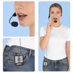 DEBRA DT-02 Ear-worn UHF Wireless Microphone System 2 TX & 1 RX, DT-02
