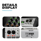 DEBRA DG04S 24bit/192kHz 4-Channels Mixer Sound Card, US Plug, EU Plug, AU Plug, UK Plug