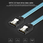 WG214 Six-Head SATA 3.0 High-Speed Hard Drive Data Cable, 0.5m, 1m