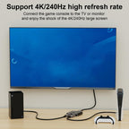 WG234 2 In 1 Outt DP 16K Bi-Direction Switcher Ultra-HD Video Converter, 16K Switcher(Black)