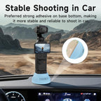 For DJI Osmo Pocket 4 / 3 Sunnylife Silicone Stand Base Car Center Console Base Desktop Stabilizer Supporting Holder, Car Base, Tabletop Base