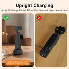 For DJI Osmo Pocket 4 / 3 Sunnylife Silicone Stand Base Car Center Console Base Desktop Stabilizer Supporting Holder, Car Base, Tabletop Base