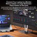 WG226 16K Ultra HD Type-C to DP 2.1 Display Cable Thunderbolt Adapter Cable with Logo, 1.5m, 1.8m