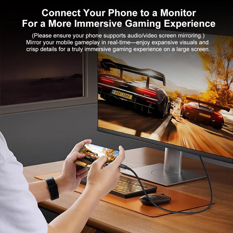 WG226 16K Ultra HD Type-C to DP 2.1 Display Cable Thunderbolt Adapter Cable with Logo, 1.5m, 1.8m