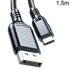 WG226 16K Ultra HD Type-C to DP 2.1 Display Cable Thunderbolt Adapter Cable No Logo, 1.5m No Logo, 1.8m No Logo