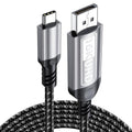 WG228 16K Ultra HD Type-C to DP 2.1 Display Cable Monitor Adapter Cable, 2m