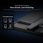 Blackview DCM5 14 inch Dual Monitor Portable Laptop Screen Extender with Speaker, DCM5