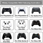 XDcase 8pcs Soft Silicone Aiming Precision Rings for PS4 / PS5 / Xbox / Switch / Google Stadia, 8PCS