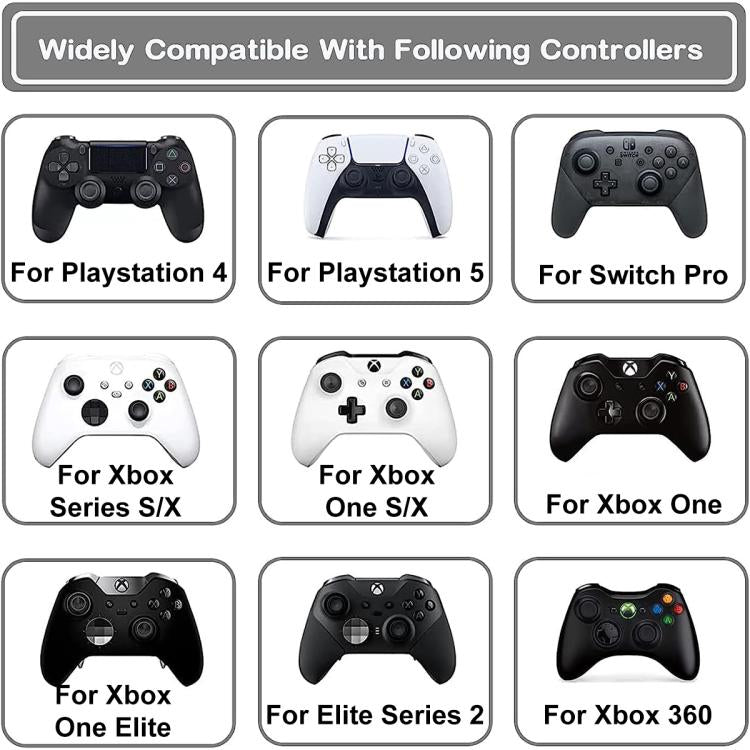 XDcase 12pcs Aiming Precision Rings for PS4 / PS5 / Xbox / Switch / Google Stadia, 12PCS