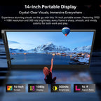 Blackview SCM6 14 inch Portable Laptop Ultra-thin LCD Monitor Screen Extender with Stand, SCM6