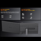 Blackview SCM6 14 inch Portable Laptop Ultra-thin LCD Monitor Screen Extender with Stand, SCM6
