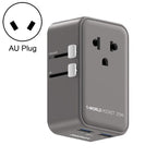 MOMAX UA32 1-World Pocket 25W 4-Port Ultra-thin GaN Universal Travel Adapter, AU Plug, EU Plug, UK Plug, US Plug