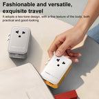 MOMAX UA32 1-World Pocket 25W 4-Port Ultra-thin GaN Universal Travel Adapter, AU Plug, EU Plug, UK Plug, US Plug